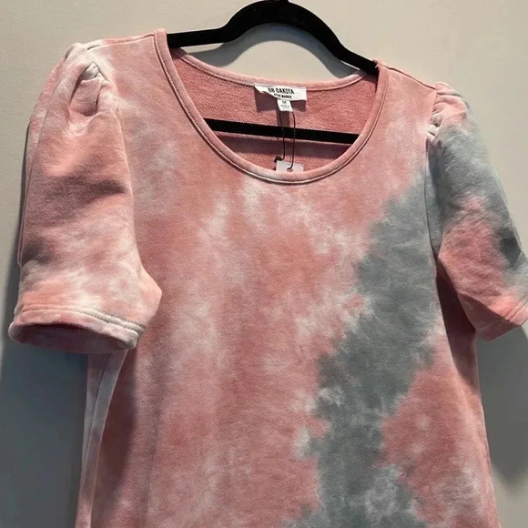 BB Dakota by Steve Madden Tye Dye Puff sleeve dress - Picture 7 of 8